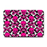 Pink Skulls & Stars Small Doormat