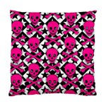 Pink Skulls & Stars Cushion Case (One Side)