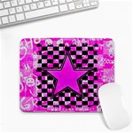 Pink Star Small Mousepad