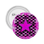 Pink Star 2.25  Button