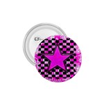 Pink Star 1.75  Button