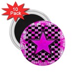 Pink Star 2.25  Magnet (10 pack)