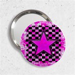 Pink Star 2.25  Handbag Mirror