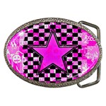 Pink Star Belt Buckle