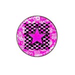 Pink Star Hat Clip Ball Marker