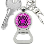 Pink Star Bottle Opener Key Chain