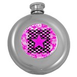 Pink Star Hip Flask (5 oz)