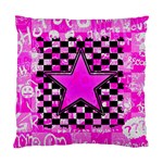 Pink Star Cushion Case (One Side)