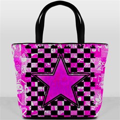 Pink Star Bucket Bag from ArtsNow.com Back