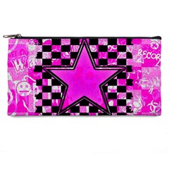 Pink Star Pencil Case from ArtsNow.com Front