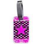 Pink Star Luggage Tag (two sides)