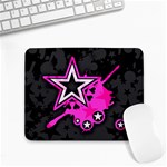 Pink Star Design Small Mousepad