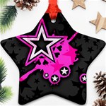 Pink Star Design Ornament (Star)