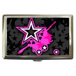 Pink Star Design Cigarette Money Case