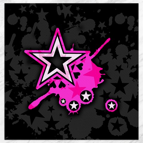 Pink Star Design Canvas 16  x 16  from ArtsNow.com 15.2 x15.41  Canvas - 1
