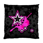 Pink Star Design Cushion Case (One Side)