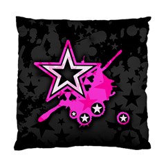 Pink Star Design Cushion Case (Two Sides) from ArtsNow.com Front