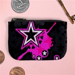 Pink Star Design Mini Coin Purse