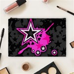 Pink Star Design Cosmetic Bag (Large)