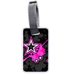 Pink Star Design Luggage Tag (one side)