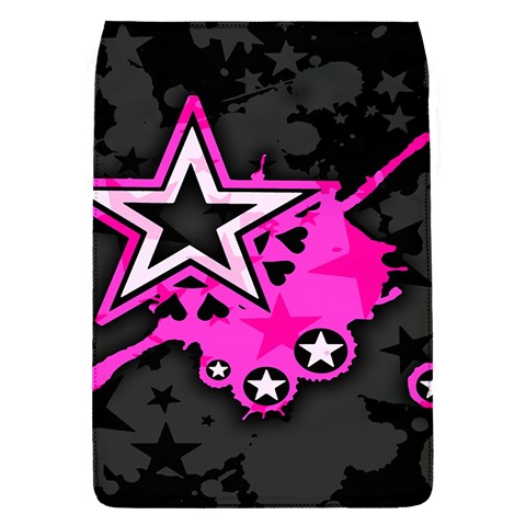 Pink Star Design Removable Flap Cover (Small) from ArtsNow.com Front