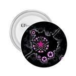 Pink Star Explosion 2.25  Button