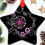 Pink Star Explosion Ornament (Star)