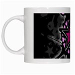 Pink Star Explosion White Mug