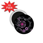 Pink Star Explosion 1.75  Magnet (10 pack) 