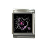 Pink Star Explosion Italian Charm (13mm)