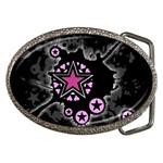 Pink Star Explosion Belt Buckle