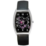 Pink Star Explosion Barrel Style Metal Watch