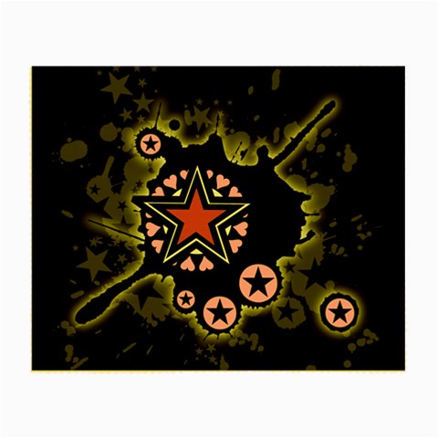 Pink Star Explosion Glasses Cloth (Small) from ArtsNow.com Front