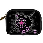 Pink Star Explosion Digital Camera Leather Case