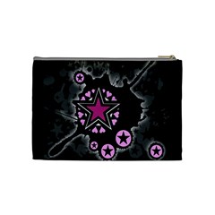 Pink Star Explosion Cosmetic Bag (Medium) from ArtsNow.com Back
