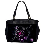 Pink Star Explosion Oversize Office Handbag (One Side)