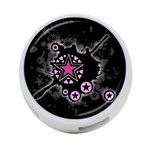 Pink Star Explosion 4-Port USB Hub (Two Sides)