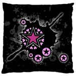 Pink Star Explosion Large Cushion Case (One Side)