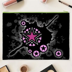 Pink Star Explosion Cosmetic Bag (XXXL) from ArtsNow.com Back