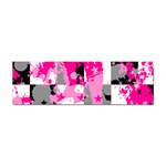 Pink Star Splatter Sticker (Bumper)