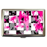 Pink Star Splatter Cigarette Money Case