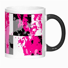 Pink Star Splatter Morph Mug from ArtsNow.com Right