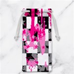 Pink Star Splatter Jewelry Bag