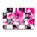 Pink Star Splatter Small Doormat