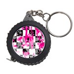 Pink Star Splatter Measuring Tape