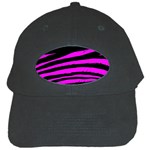Pink Zebra Black Cap