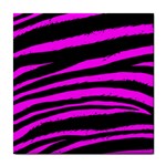 Pink Zebra Tile Coaster