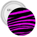 Pink Zebra 3  Button