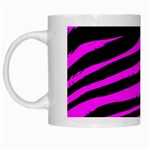 Pink Zebra White Mug