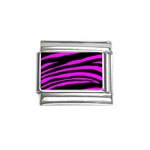 Pink Zebra Italian Charm (9mm)